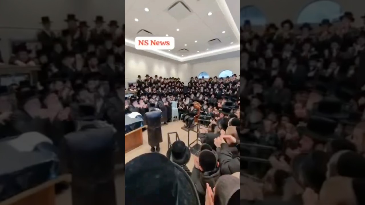 Hachnoses Sefer Torah in Skver - Donated by Avigdor Ostreicher | הכנסת ספר תורה בחצה”ק סקווירא