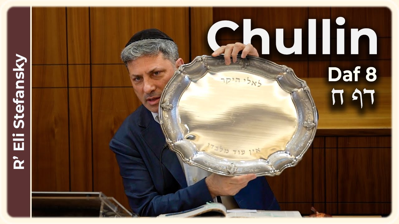 Daf Yomi Chullin Daf 8 by R' Eli Stefansky