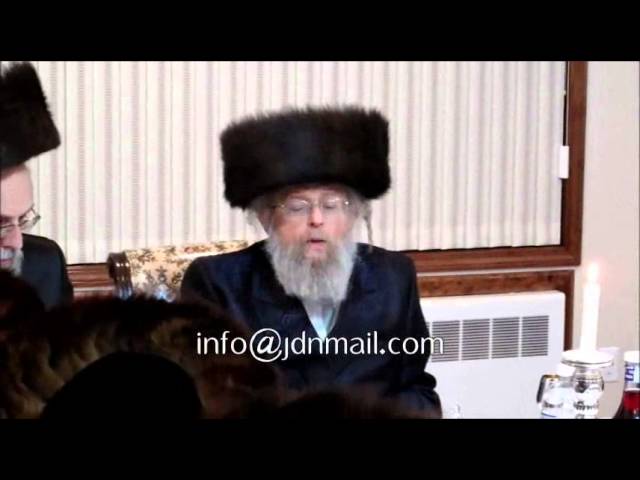 Pinsk Karlin Rebbe In Monsey Kislev 5773