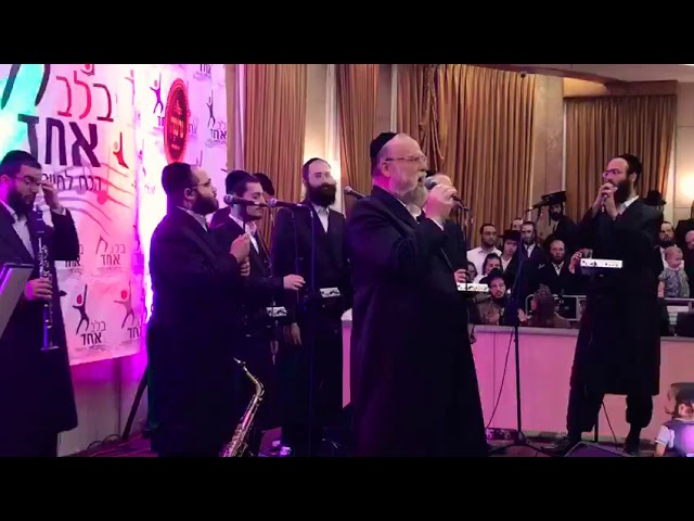 Michoel Schnitzler vyazor at blev achod sullied 2018|מיכאל שניצלער בלב אחד שמחות בית השואבה
