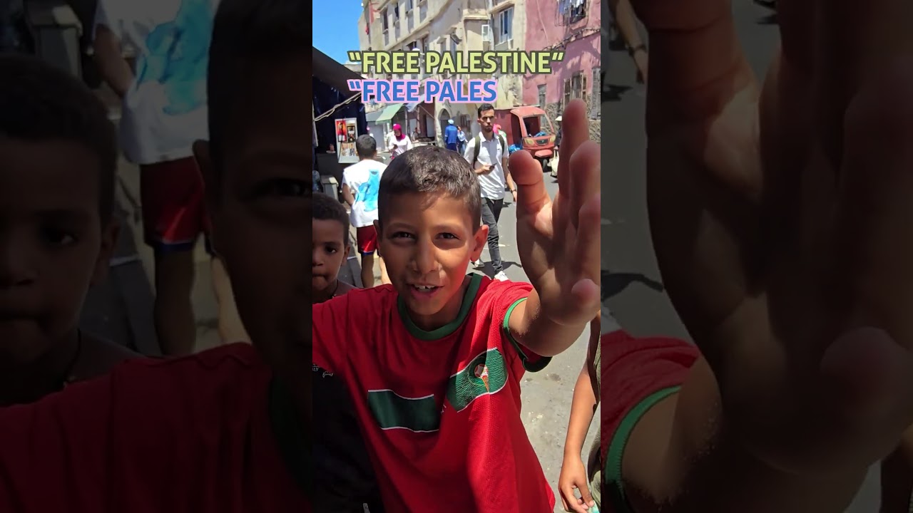 Free Palestine In Morocco