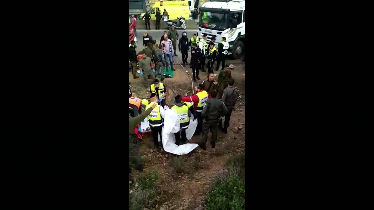 Zaka At Scene Of Bus Crash On Route 443