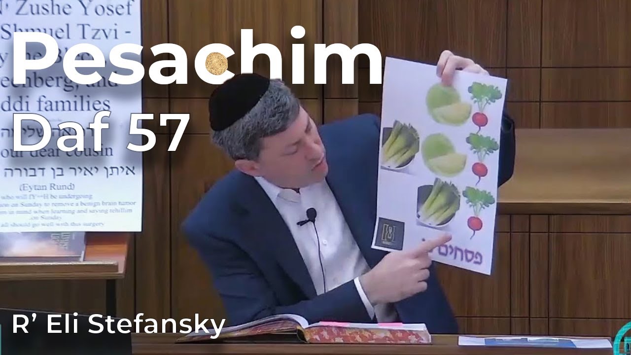 Daf Yomi Pesachim Daf 57 by R’ Eli Stefansky
