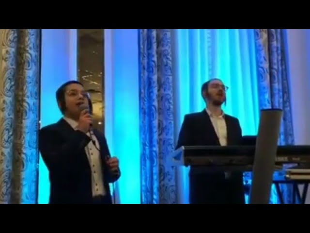 Shulem Saal singing With Yeedle Kahan Music, At A Wedding