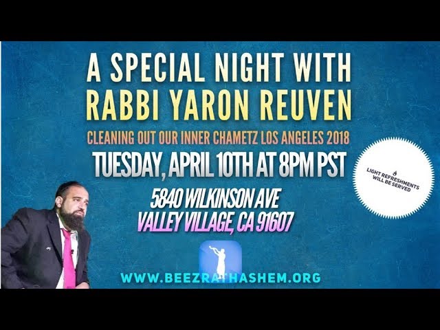 Emunah During TeShuva Difficulties In Los Angeles