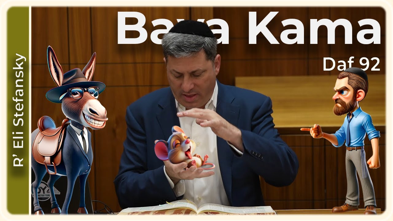 Daf Yomi Bava Kama Daf 92 by R’ Eli Stefansky