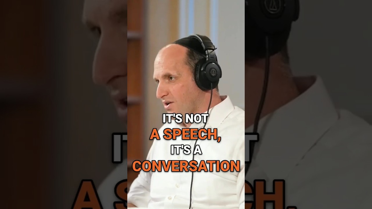 It's not a SPEECH, it's a CONVERSATION #shorts