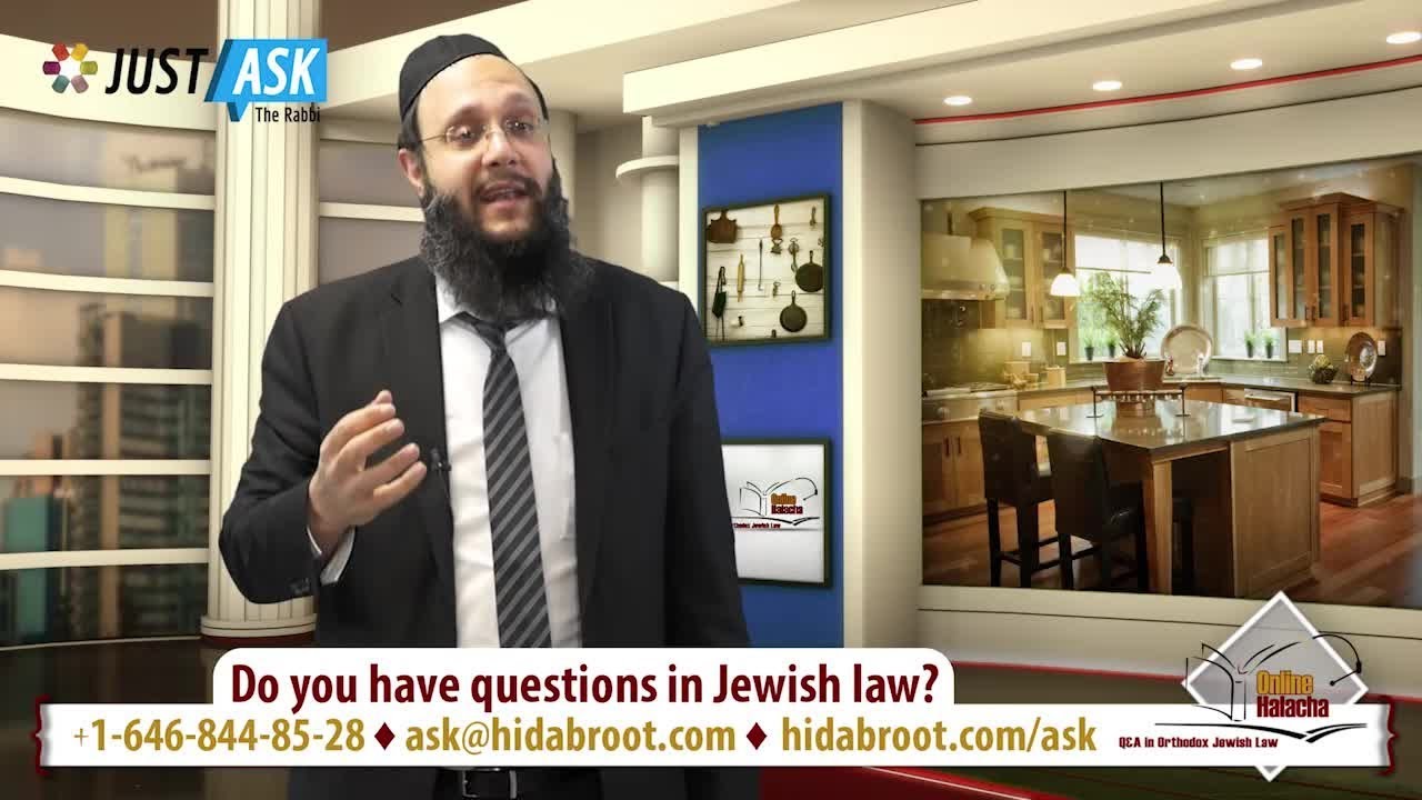 How Do I Kosher My Kitchen for Passover? - Rabbi Ilan Meirov