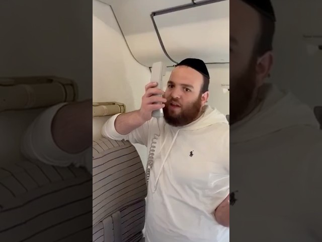 Attention! Pleas Make A Kidush Hashem - Chaim Brown on the Airplane ✈️