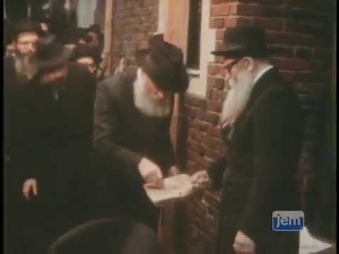 The Lubavitcher Rebbe at Kaparot