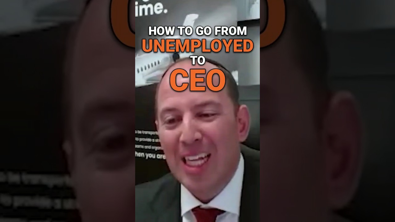 How to go from UNEMPLOYED to CEO #shorts