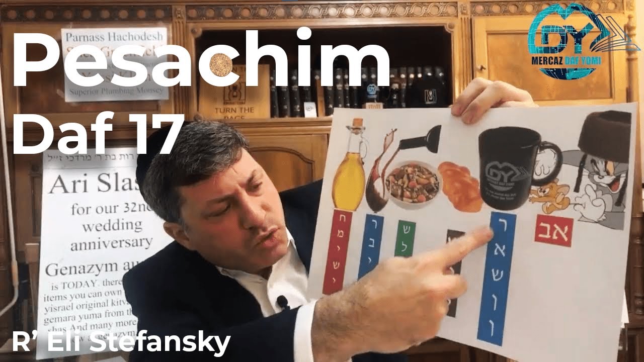 Daf Yomi Pesachim Daf 17 by R’ Eli Stefansky