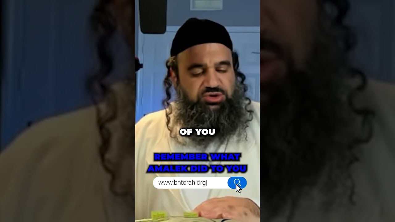 Remember What Amalek Did to You #Torah #OrthodoxJudaism #RabbiYaronReuven #Judaism #Amalek