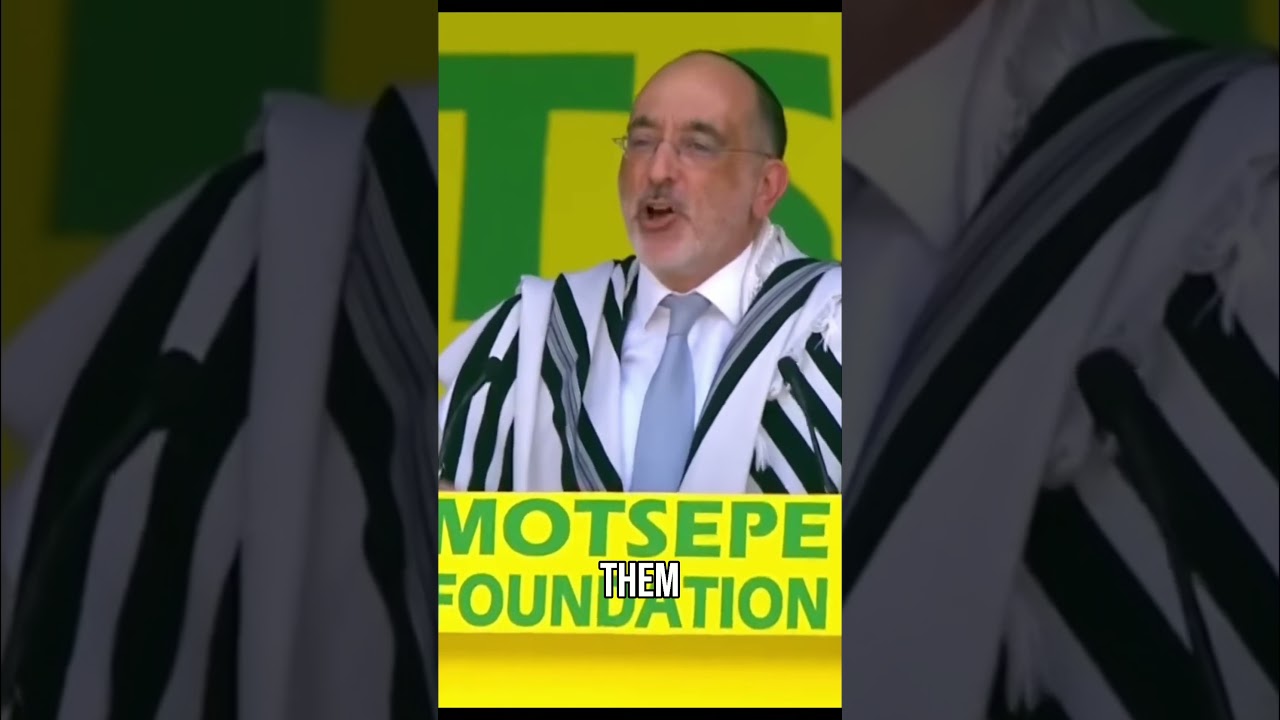 Standing Before 100,000  Souls At South Africa’s FNB Stadium: Rabbi Goldstein Message To His Ppl.