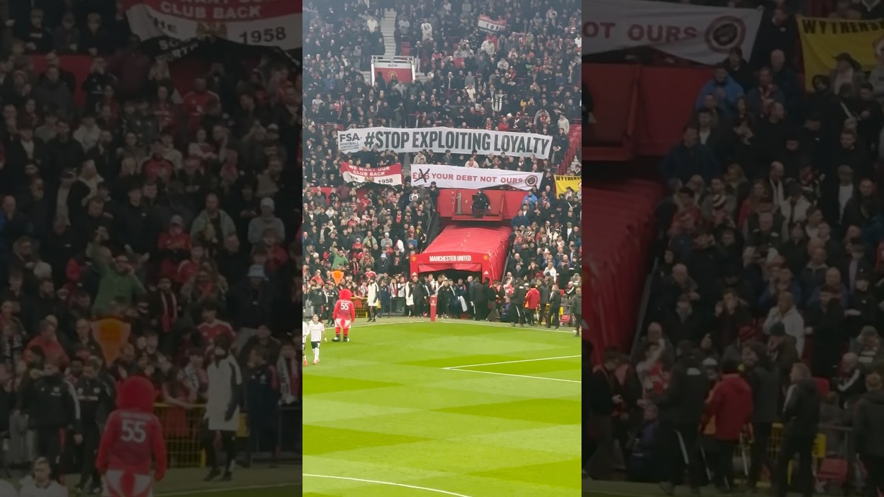 Manchester United fans unhappy with the inflated ticket prices #manunited #ticket #infaltion