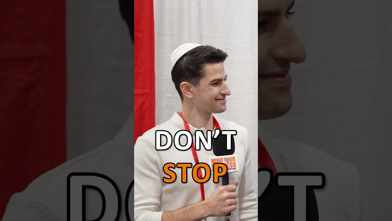 Don’t Stop - Tani Shechter, President of Armlabz #nevergiveup #businessclass #myb #shorts