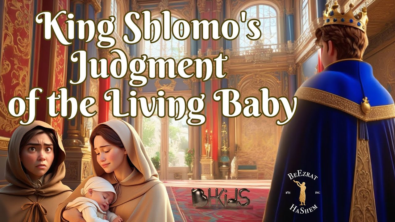 King Shlomo and the Judgemet of the Living Baby | TORAH FOR KIDS AI