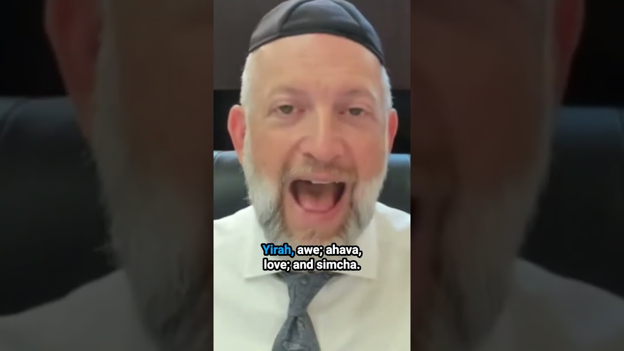 Do you SERVE Hashem with JOY?