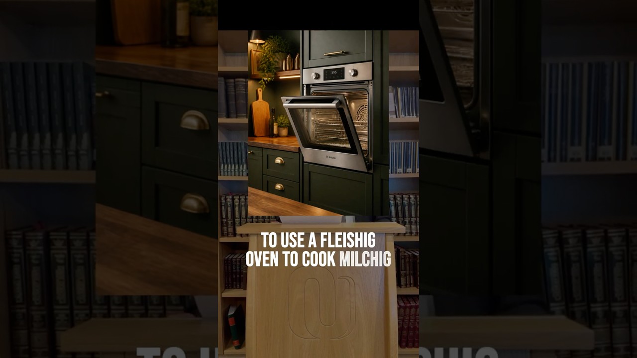 Can I kasher my meat oven and use it to cook dairy foods for Shavuot? 👀