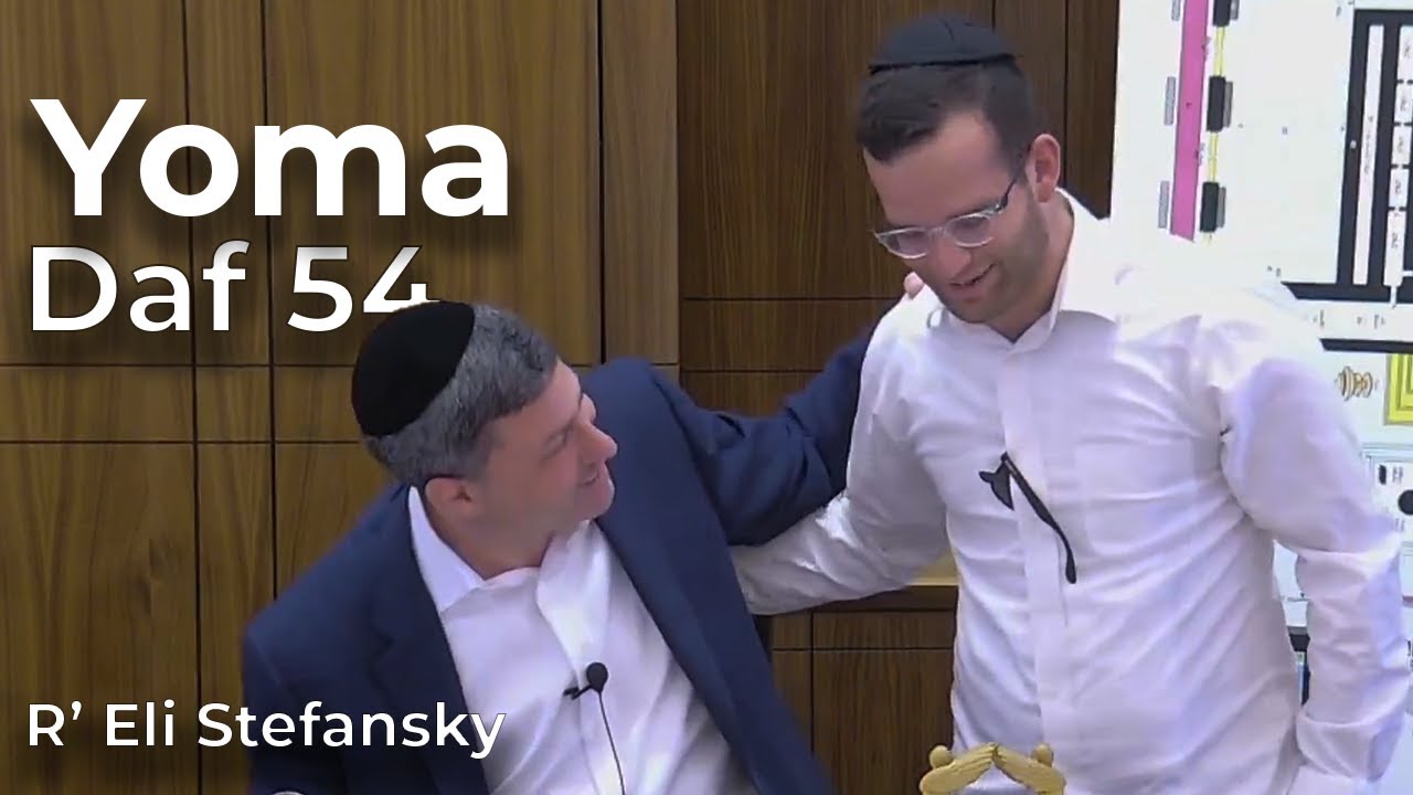 Daf Yomi Yoma Daf 54 by R’ Eli Stefansky