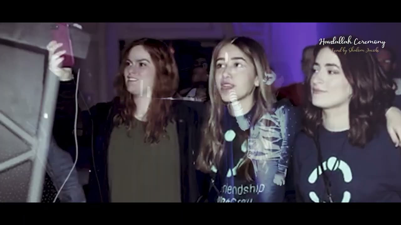 Havdalah Ceremony at Friendship circle Shabbaton Jan 2022
