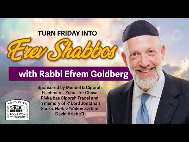 Turn Friday into Erev Shabbos #211 - Have a World to Come Shabbos