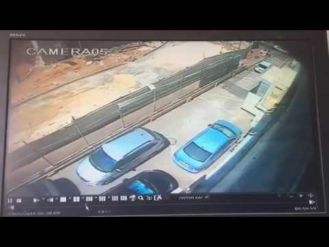 Moment of Tel Aviv construction site collapse (via Media Resource Group)