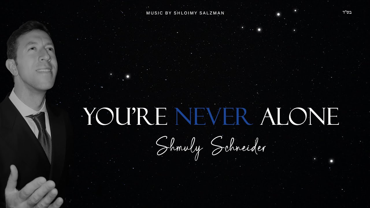 Shmuly Schneider | You’re Never Alone (Avraham Fried Cover) | שמולי שניידער