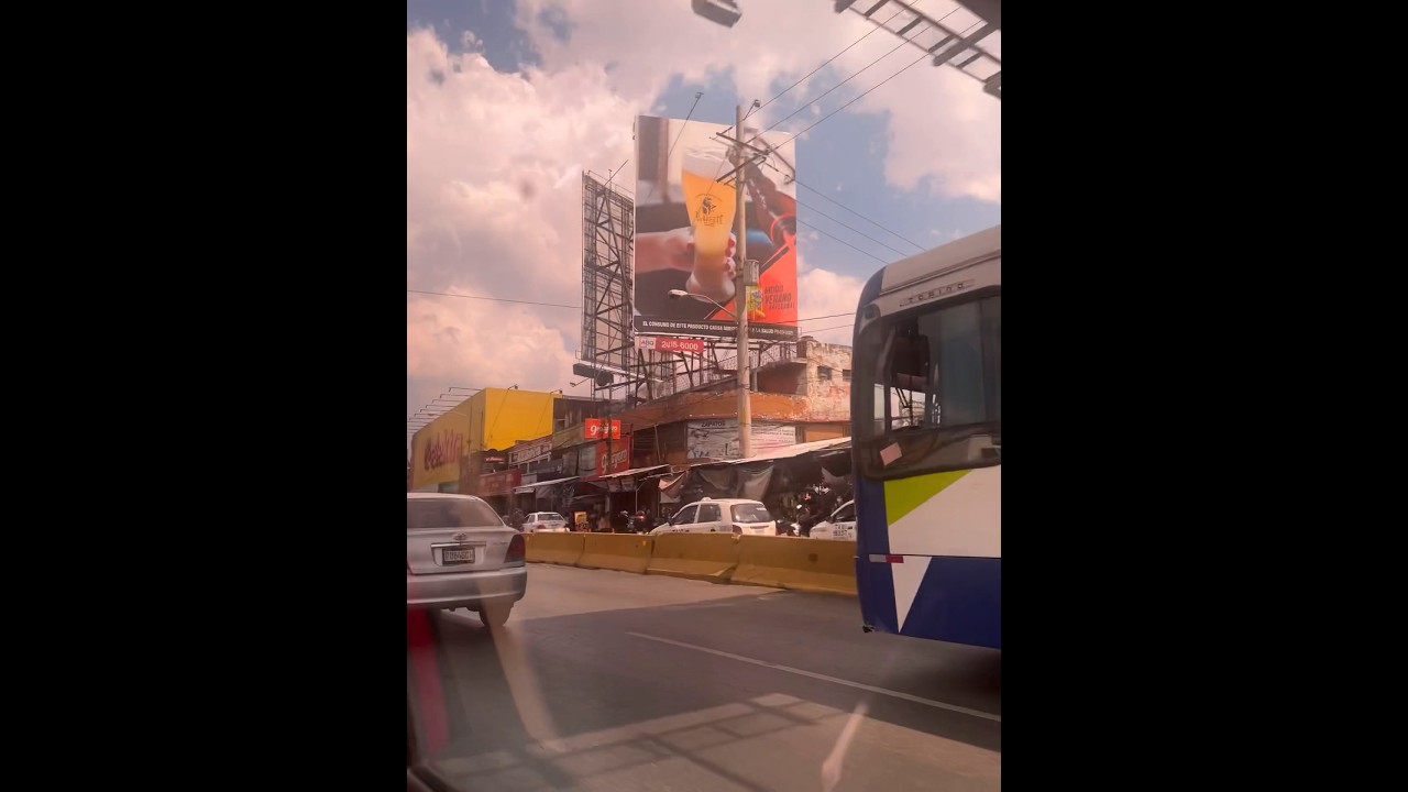 Roads of Guatemala city #shorts #vacation #guatemala #guatemalacity #road