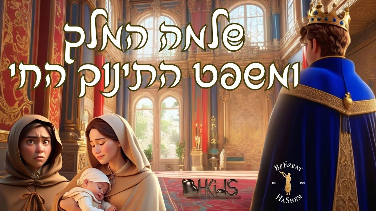 שלמה המלך ומשפט התינוק החי 👑👶🏻 | סיפורי שלמה המלך בהמחשת AI לילדים