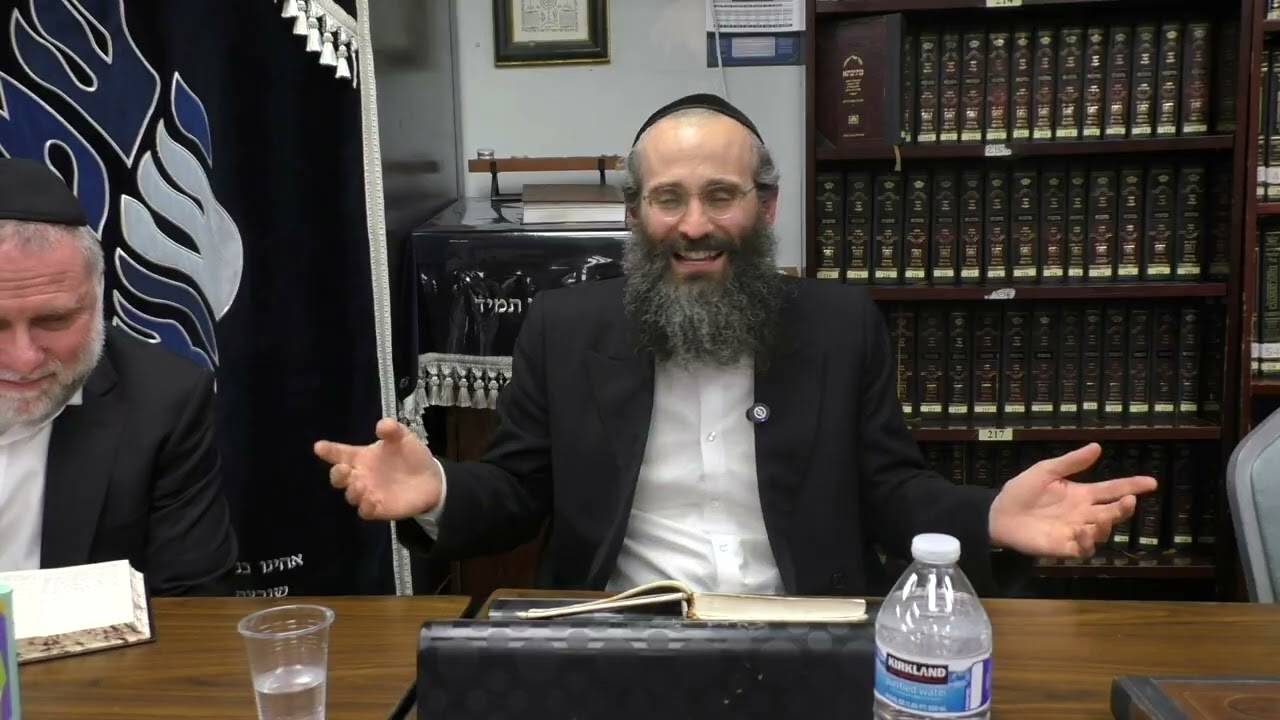 Continuing to learn through the first Torah in Likutei Moharan at Scheiner's Shul by Rav Yoeli Klein