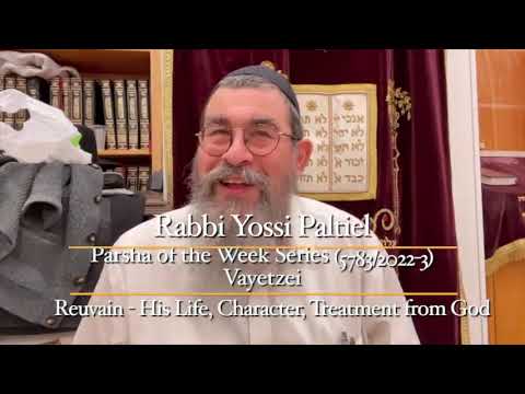 Torah insights Vayeitzei Reuvain His name, & how he dealt with challenges, Rabbi Yossi Paltiel, 5783