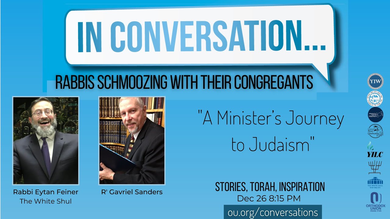 In Conversation: Rabbi Eytan Feiner and R’ Gavriel Sanders