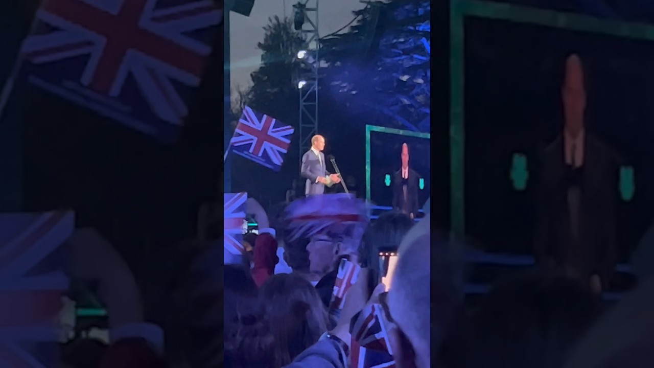 Prince William speech coronation concert #shorts #princewilliam #coronation #concert #speech