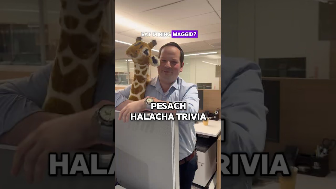 Our team members played Pesach halacha trivia!
