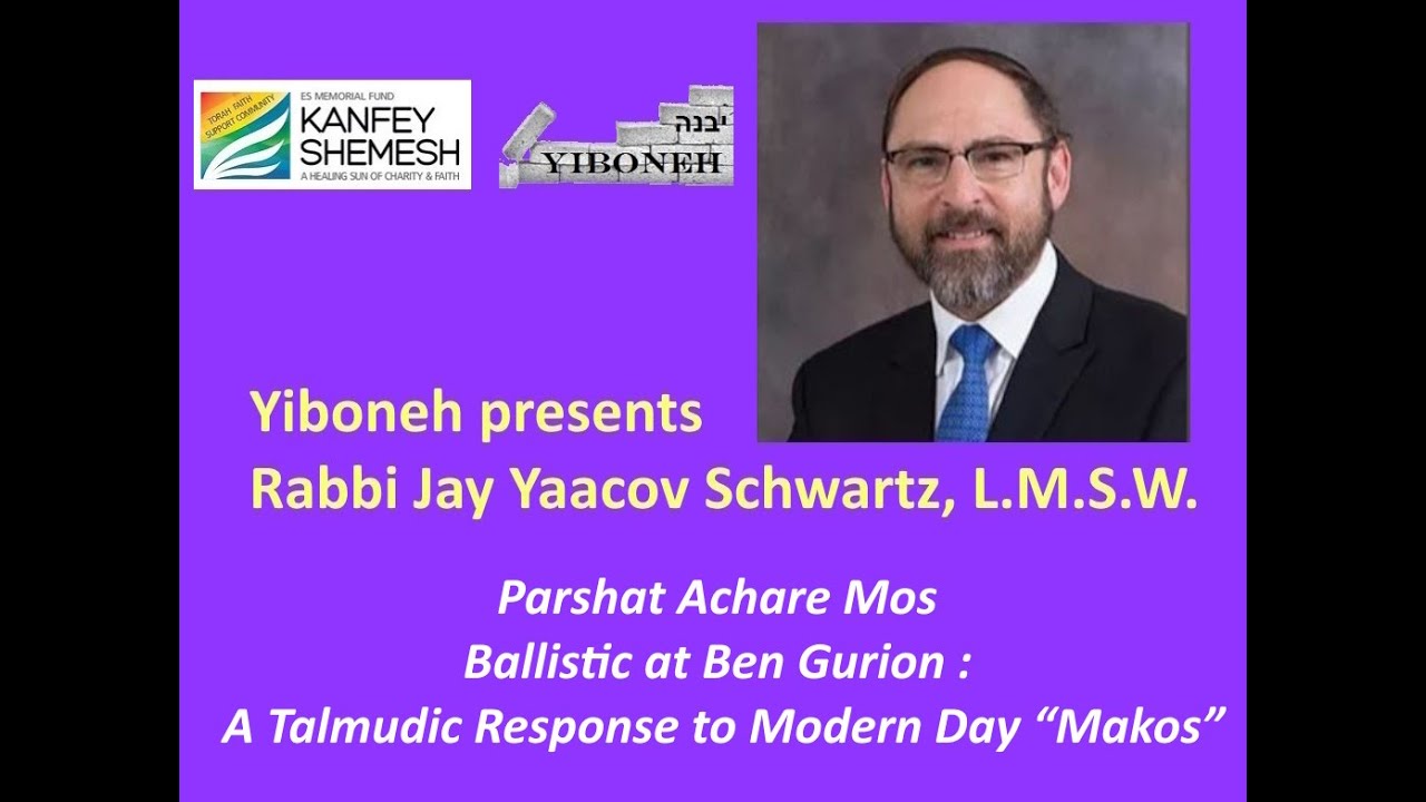 Parshat Acharei Mos - Ballistic at Ben Gurion - A Talmudic Response to Modern Day “Makkos“