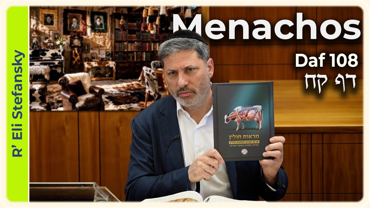 Daf Yomi Menachos Daf 108 by R' Eli Stefansky