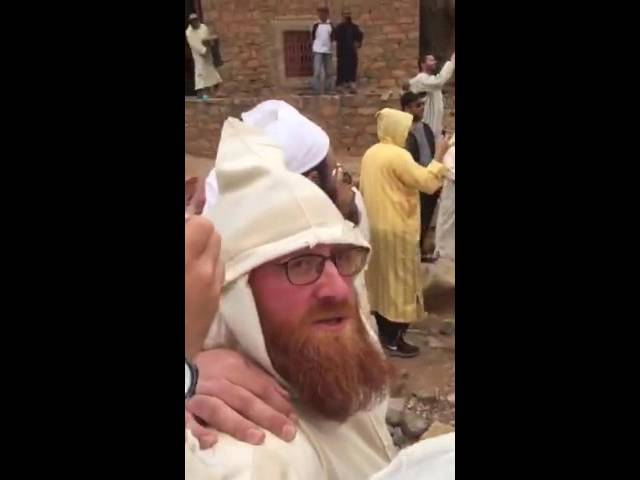 Jews From NY Dancing In Morocco While Wearing Traditional Garb