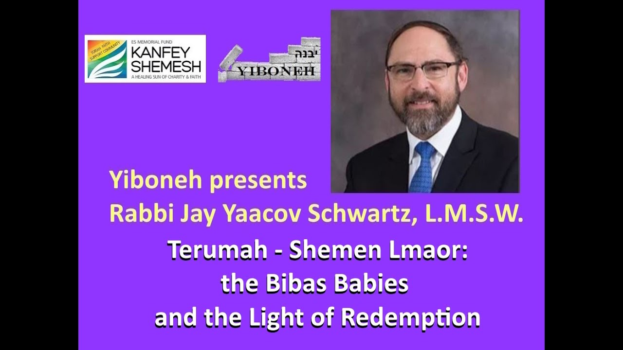 Terumah - Shemen Lmaor - the Bibas Babies and the Light of Redemption