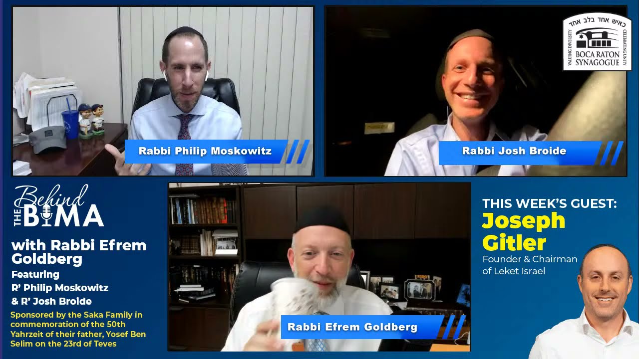 #74: Behind the Bima - Joseph Gitler, Founder of Leket