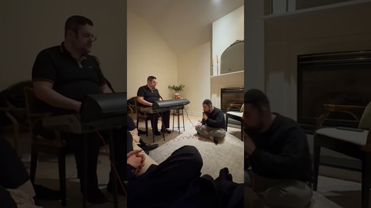 @HershyBleich on the 🎤🎙️ @shmuelbrichta on keys🗝️