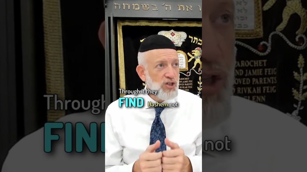 FIND Hashem not LOSE Hashem