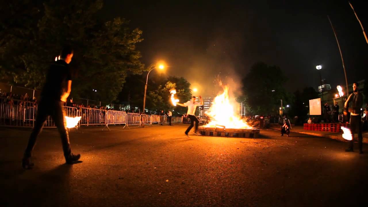 Fire Show At Bonfire