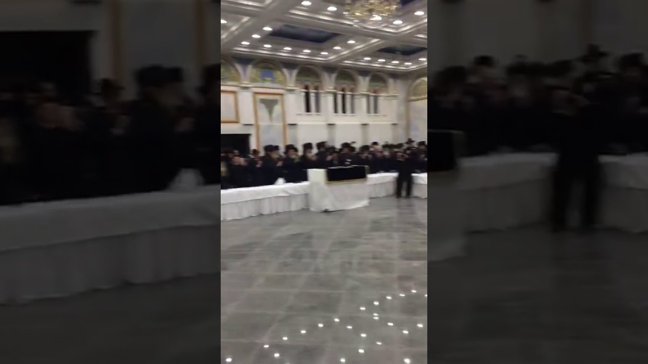 Sadigura Rebbe Dancing With Torah - 5777