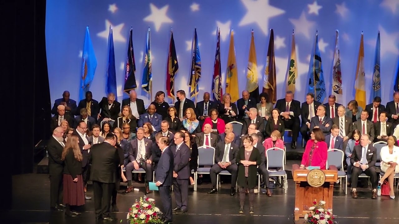 Rabbi Assemblyman Avi Schnall of Lakewood gets sworn into the NJ State Assembly