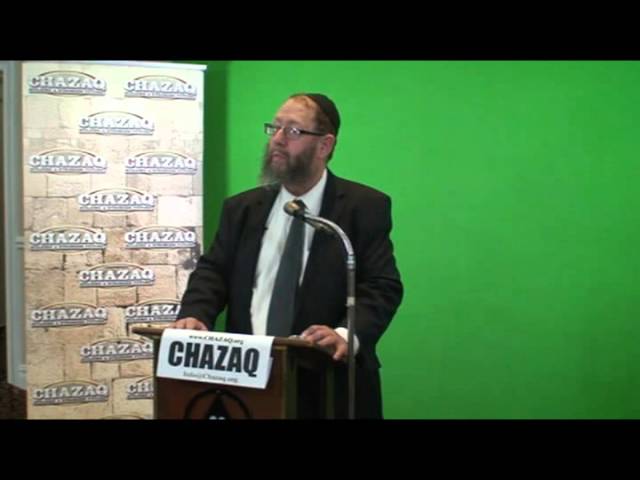 R' Yissochar Frand speaking for Chazaq on “2 Millennia of Exile and the Lessons for Eternity”