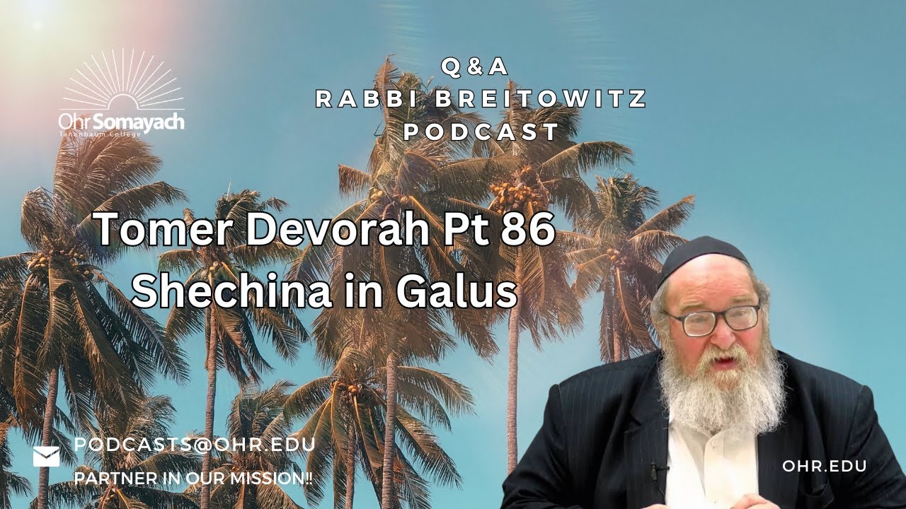 Tomer Devorah Pt 86 Sechina in Galus (HaRav Yitzchak Breitowitz)