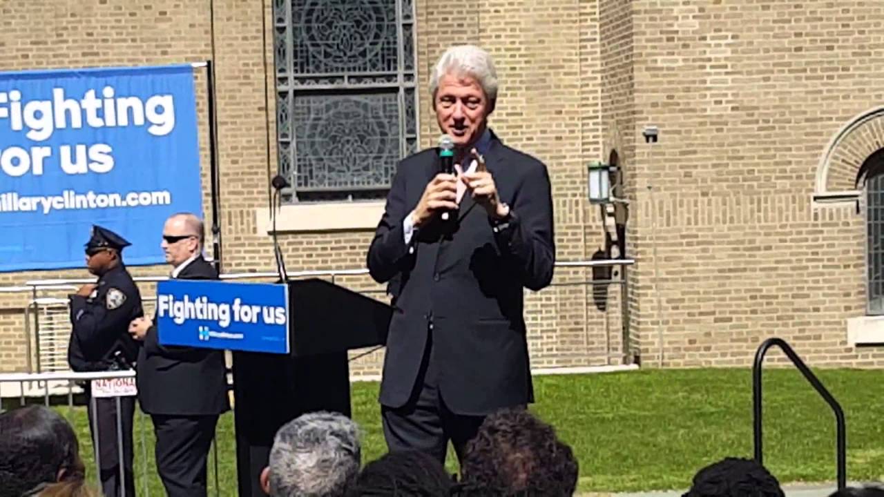 Clinton Stump Speech @ Columbia Presbyterian Medical Center in New York City