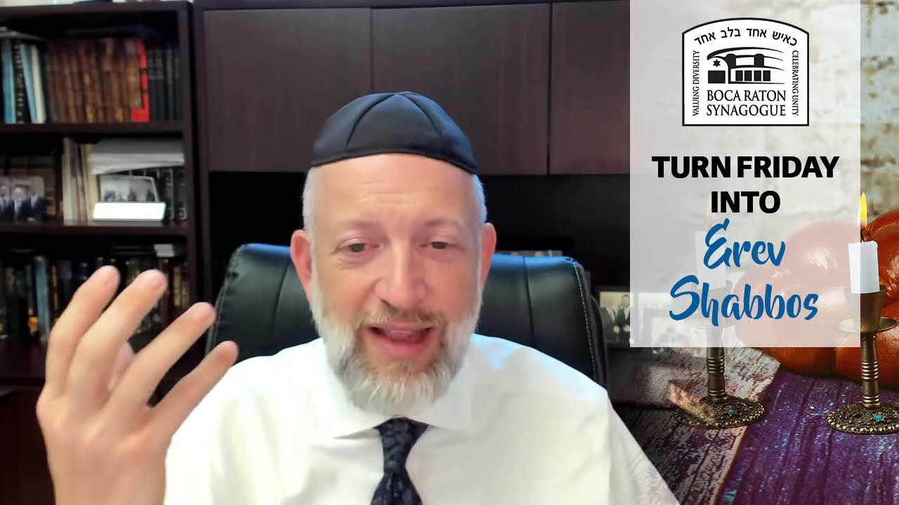 Turn Friday into Erev Shabbos #68 - Ready and Waiting