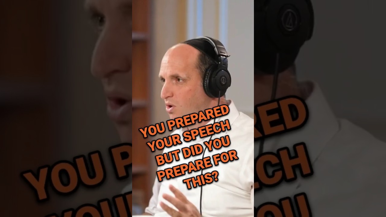 You prepared your speech but did you prepare for THIS? #shorts
